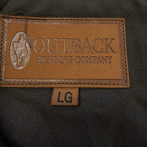 NWT Outback Trading Low Rider Oilskin Duster Full-Length Coat Brown L Waterproof