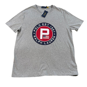 NWT Polo Ralph Lauren Mens Large T-Shirt Yacht Club Challenge Circle P Patch Tee