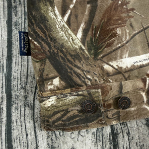 Levi’s Signature Camo Sherpa Lined Hunting Vest Button Front Men's 2XL