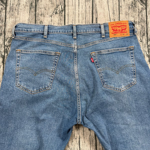 Levi’s 505 Regular Stretch Jeans Men’s 40x30 Blue Straight Leg Denim