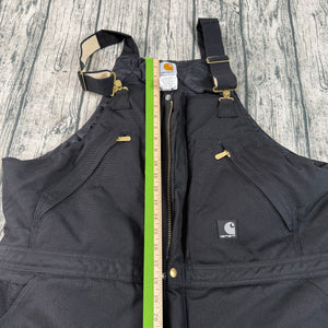 Carhartt Extremes Yukon Arctic R33 Quilted Insulated Bib Overall Pants Sz 42x32