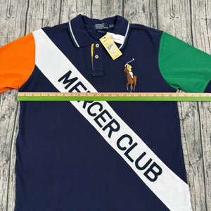 NWT Ralph Lauren Mercer Club Polo Big Pony Sash #2 Colorblock Classic Fit Men's XL