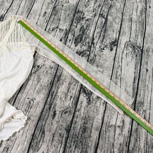 Denim & Supply Ralph Lauren Ivory Lace Mesh Long Sleeve Top XL NWT Romantic Boho