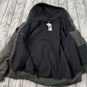 VTG Carhartt J25 MOS Sandstone Duck Active Jacket Hooded Workwear Men's 2XL Regular