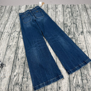 Polo Ralph Lauren Concept Blue Wide Leg Jeans Women’s 27 NWT