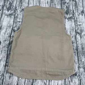 Carhartt V13 TAN Work Vest Blanket Lined USA Union Made Men's M Regular