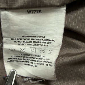 VTG Patagonia Hybrid Fleece Quilted Jacket W777S Full Zip Brown USA Made Women's S