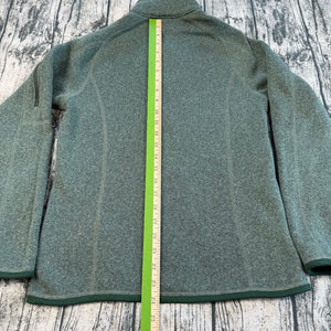 Patagonia Snap T Pullover Better Sweater Fleece Green Solid Women's S