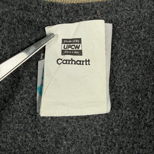 Carhartt V13 TAN Work Vest Blanket Lined USA Union Made Men's M Regular