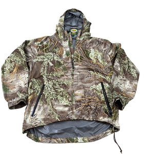 Cabela’s Dry-Plus Hunting Shell Jacket Advantage Max-1 Camo Waterproof Men's M