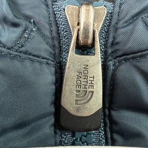 The North Face 550 Down Hooded Puffer Vest Women’s M Navy Goose Down Zip