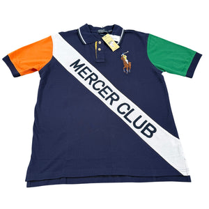 NWT Ralph Lauren Mercer Club Polo Big Pony Sash #2 Colorblock Classic Fit Men's XL