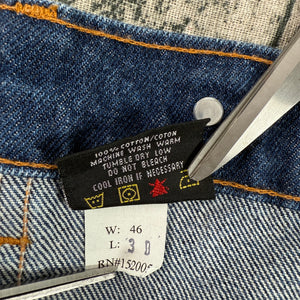 Prison Blues USA Made Double Knee Carpenter Jeans Men’s 46x30 Heavy Denim