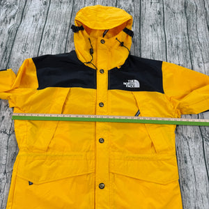 Vtg 80's The North Face Men's Size M Gore-Tex Shell Jacket Yellow Mountain Light