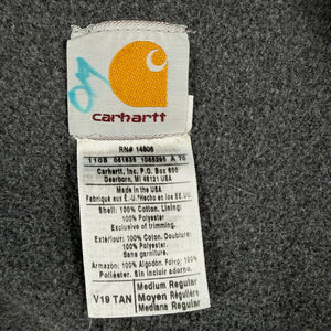 Carhartt V13 TAN Work Vest Blanket Lined USA Union Made Men's M Regular