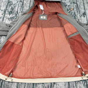 NWT Marine Layer Dawson Stretch Twill Hooded Windbreaker Vetiver Colorblock Men's M