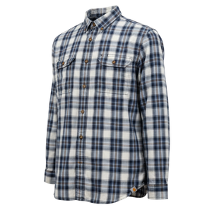 Carhartt 101297 Fort Plaid Shirt Men’s Large Relaxed Fit L/S Button Down